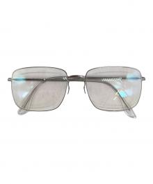 HAFFMANS & NEUMEISTER（ハフマンス＆ノイマイスター）の古着「Erikson/伊達眼鏡」｜シルバー