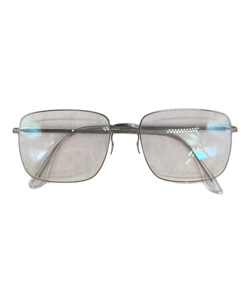 HAFFMANS & NEUMEISTER（ハフマンス＆ノイマイスター）HAFFMANS & NEUMEISTER (ハフマンス＆ノイマイスター) Erikson/伊達眼鏡 シルバー サイズ:56□19-145の古着・服飾アイテム