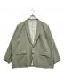 sean nish（ショーンニッシュ）の古着「ノーカラージャケット」｜グリーン