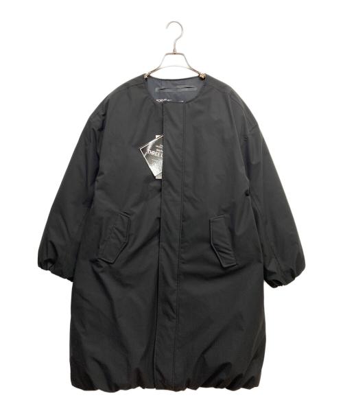forme（フォルメ）forme (フォルメ) ノーカラーダウンコート ブラック サイズ:1の古着・服飾アイテム