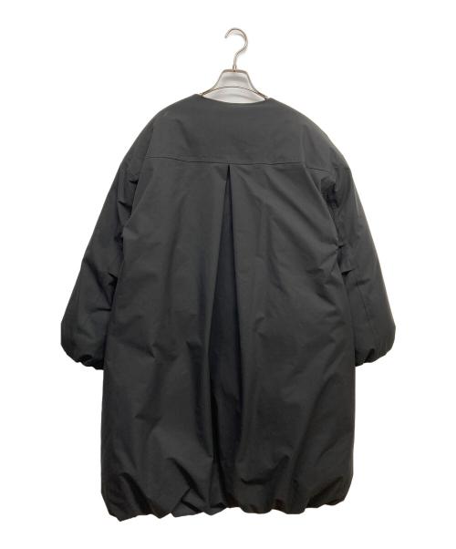 forme（フォルメ）forme (フォルメ) ノーカラーダウンコート ブラック サイズ:1の古着・服飾アイテム