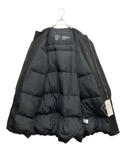 forme（フォルメ）forme (フォルメ) ノーカラーダウンコート ブラック サイズ:1の古着・服飾アイテム