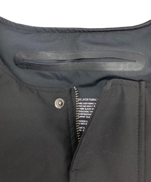 forme（フォルメ）forme (フォルメ) ノーカラーダウンコート ブラック サイズ:1の古着・服飾アイテム