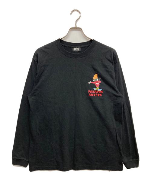 WIND AND SEA（ウィンダンシー）WIND AND SEA (ウィンダンシー) PaRappa the Rappeプリントカットソ‐ ブラック サイズ:XLの古着・服飾アイテム