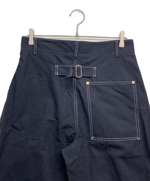 Traditional Weatherwear（トラディショナルウェザーウェア）Traditional Weatherwear (トラディショナルウェザーウェア) ワイドパンツ ネイビー サイズ:Mの古着・服飾アイテム