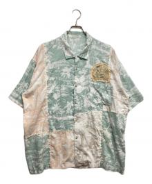 Porter Classic（ポータークラシック）の古着「ALOHA SHIRT PATCHWORK」｜グリーン