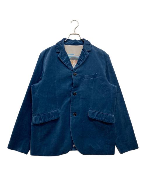 71MICHAEL（ミシェル）71michael (ミシェル) 3Bジャケット ブルー サイズ:Mの古着・服飾アイテム