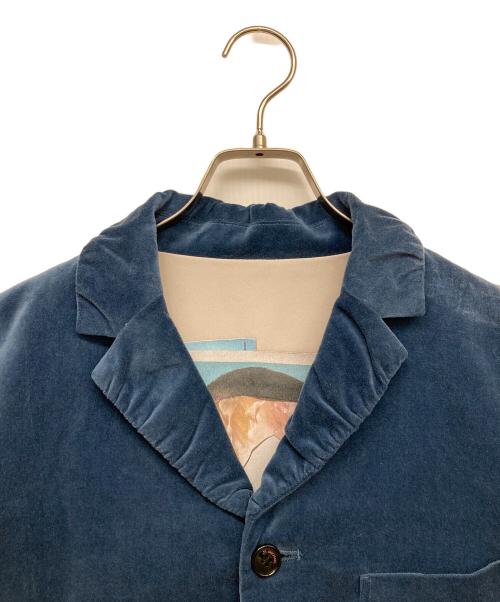 71MICHAEL（ミシェル）71michael (ミシェル) 3Bジャケット ブルー サイズ:Mの古着・服飾アイテム