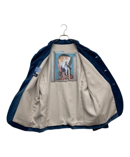71MICHAEL（ミシェル）71michael (ミシェル) 3Bジャケット ブルー サイズ:Mの古着・服飾アイテム