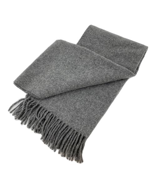 Acne studios（アクネ ストゥディオス）ACNE STUDIOS (アクネ ストゥディオス) ウールマフラー グレーの古着・服飾アイテム