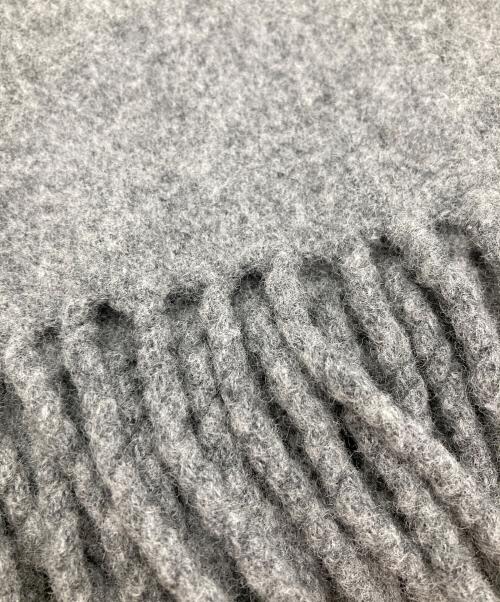 Acne studios（アクネ ストゥディオス）ACNE STUDIOS (アクネ ストゥディオス) ウールマフラー グレーの古着・服飾アイテム