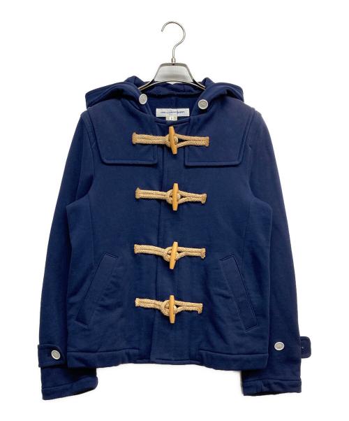 COMME des GARCONS SHIRT（コムデギャルソンシャツ）COMME des GARCONS SHIRT (コムデギャルソンシャツ) ショートダッフルコート ネイビー サイズ:XSの古着・服飾アイテム