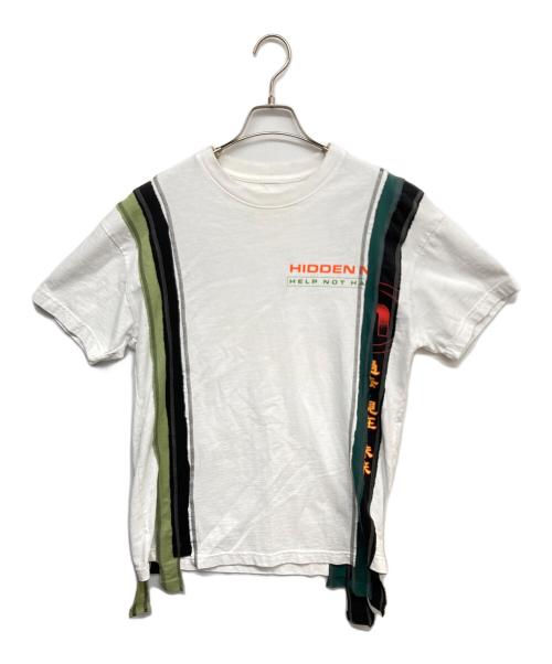 Needles（ニードルズ）Needles (ニードルズ) HIDDEN NY (ヒドゥンニューヨーク) 再構築Tシャツ ホワイト サイズ:Sの古着・服飾アイテム