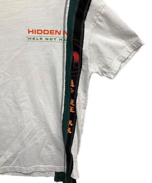 Needles（ニードルズ）Needles (ニードルズ) HIDDEN NY (ヒドゥンニューヨーク) 再構築Tシャツ ホワイト サイズ:Sの古着・服飾アイテム