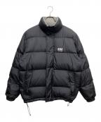 HELLY HANSENヘリーハンセン）の古着「リバーシブルダウンジャケット」｜ブラック