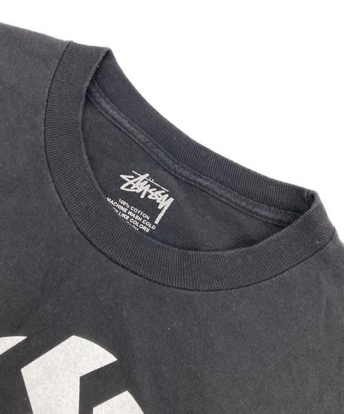 stussy（ステューシー）stussy (ステューシー) プリントTシャツ ブラック サイズ:Lの古着・服飾アイテム