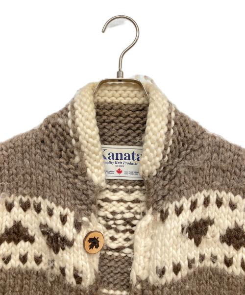 KANATA（カナタ）KANATA (カナタ) ニットベスト ブラウン サイズ:Fの古着・服飾アイテム