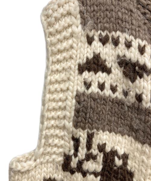 KANATA（カナタ）KANATA (カナタ) ニットベスト ブラウン サイズ:Fの古着・服飾アイテム