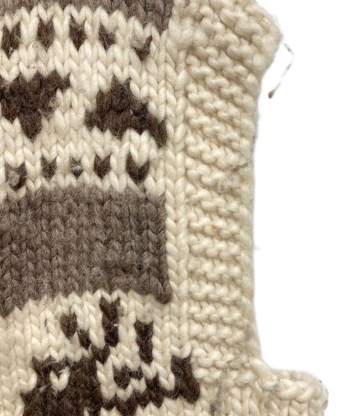 KANATA（カナタ）KANATA (カナタ) ニットベスト ブラウン サイズ:Fの古着・服飾アイテム