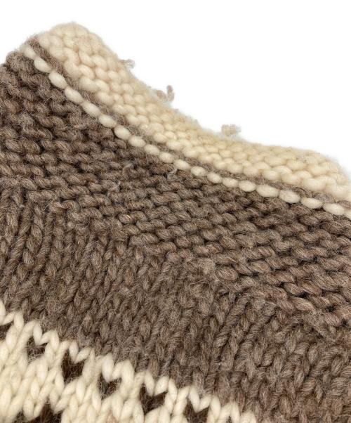 KANATA（カナタ）KANATA (カナタ) ニットベスト ブラウン サイズ:Fの古着・服飾アイテム