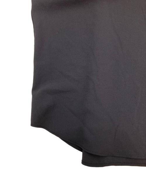 INDIVI（インディヴィ）INDIVI (インディヴィ) ケープカラーブラウス レディース ブラック サイズ:38の古着・服飾アイテム