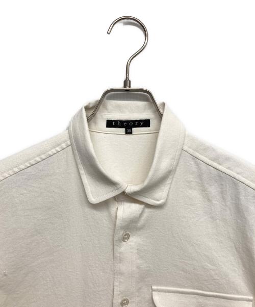 theory（セオリー）theory (セオリー) 半袖シャツ ホワイト サイズ:38の古着・服飾アイテム