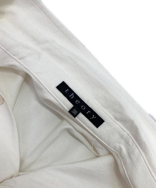 theory（セオリー）theory (セオリー) 半袖シャツ ホワイト サイズ:38の古着・服飾アイテム