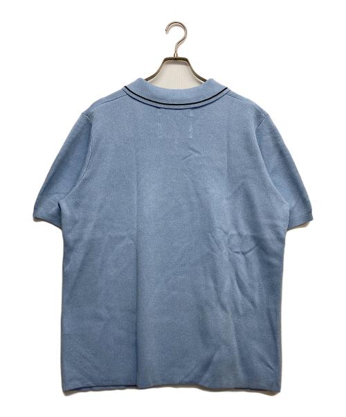 DAIRIKU（ダイリク）DAIRIKU (ダイリク) Lame Soccer Uniform Knit Pullover ブルー サイズ:Mの古着・服飾アイテム