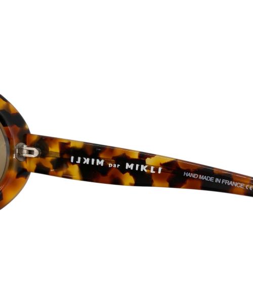 mikli par mikli（ミクリパーミクリ）mikli par mikli (ミクリパーミクリ) オーバルサングラス ブラウンの古着・服飾アイテム