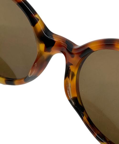 mikli par mikli（ミクリパーミクリ）mikli par mikli (ミクリパーミクリ) オーバルサングラス ブラウンの古着・服飾アイテム