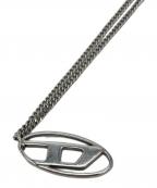 DIESELディーゼル）の古着「Dロゴネックレス」｜シルバー