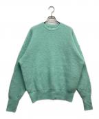 myneマイン）の古着「クルーネックニット」｜グリーン