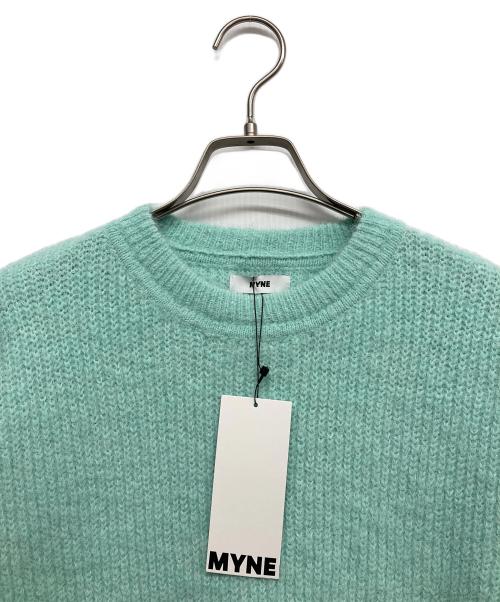 myne（マイン）MYNE (マイン) クルーネックニット グリーン サイズ:F 未使用品の古着・服飾アイテム
