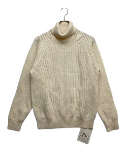 VINCENT ET MIREILLE（ヴァンソンエミレイユ）Vincent et Mireille (ヴァンソンエミレイユ) 8ゲージ畦ニット ホワイト サイズ:38の古着・服飾アイテム