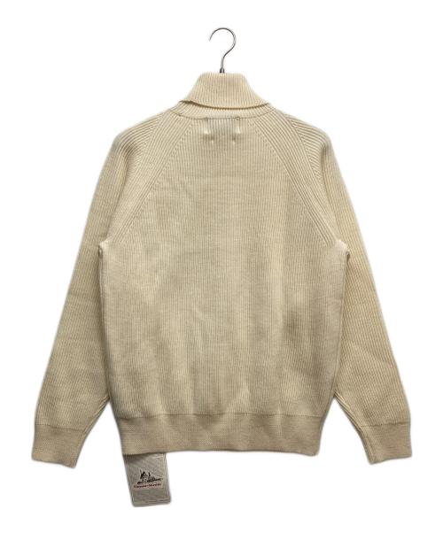 VINCENT ET MIREILLE（ヴァンソンエミレイユ）Vincent et Mireille (ヴァンソンエミレイユ) 8ゲージ畦ニット ホワイト サイズ:38の古着・服飾アイテム