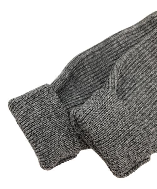 VINCENT ET MIREILLE（ヴァンソンエミレイユ）Vincent et Mireille (ヴァンソンエミレイユ) 8ゲージ畦ニット グレー サイズ:38の古着・服飾アイテム