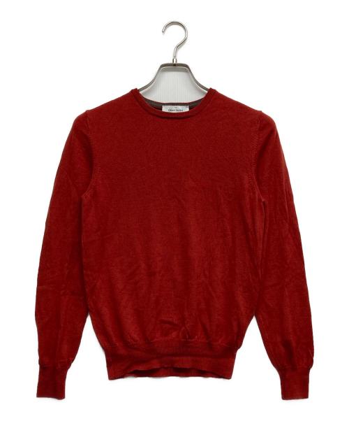 GRAN SASSO（グランサッソ）GRAN SASSO (グランサッソ) クルーネックニット レッド サイズ:Freeの古着・服飾アイテム