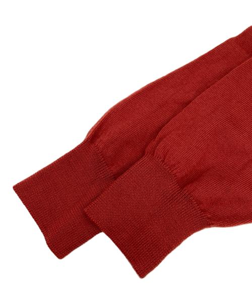 GRAN SASSO（グランサッソ）GRAN SASSO (グランサッソ) クルーネックニット レッド サイズ:Freeの古着・服飾アイテム