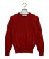 GRAN SASSO（グランサッソ）の古着「クルーネックニット」｜レッド