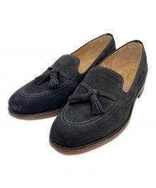 LOAKE（ローク）の古着「スエードローファー」｜ネイビー