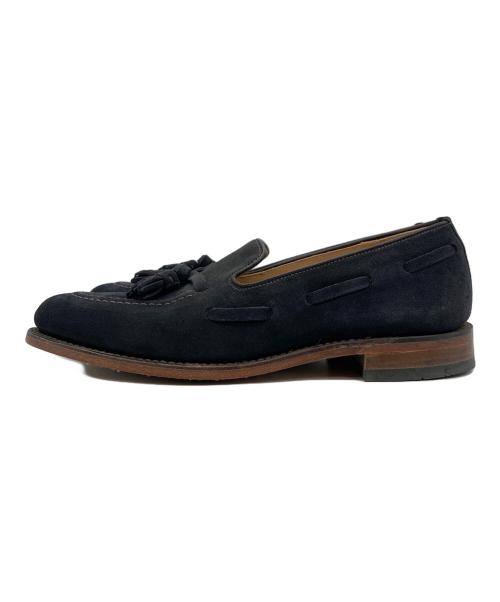 LOAKE（ローク）LOAKE (ローク) スエードローファー ネイビー サイズ:6 1/2の古着・服飾アイテム