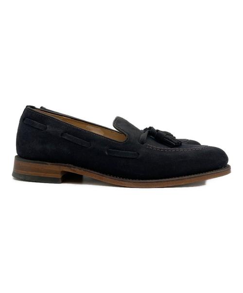 LOAKE（ローク）LOAKE (ローク) スエードローファー ネイビー サイズ:6 1/2の古着・服飾アイテム