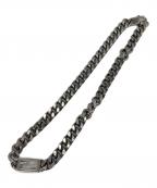 FENDIフェンディ）の古着「バゲットチェーンネックレス」｜シルバー