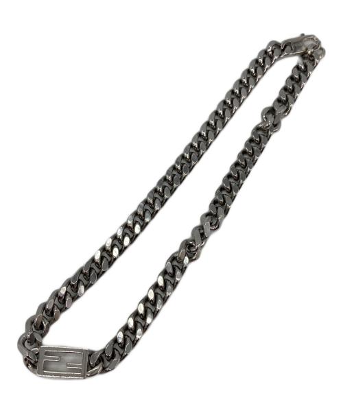 FENDI（フェンディ）FENDI (フェンディ) バゲットチェーンネックレス シルバーの古着・服飾アイテム