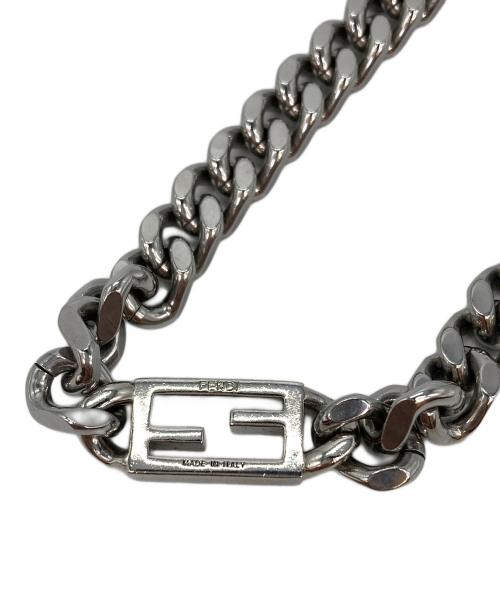 FENDI（フェンディ）FENDI (フェンディ) バゲットチェーンネックレス シルバーの古着・服飾アイテム