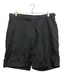 POLO RALPH LAUREN（ポロ・ラルフローレン）の古着「リネンシルクハーフパンツ」｜ブラック