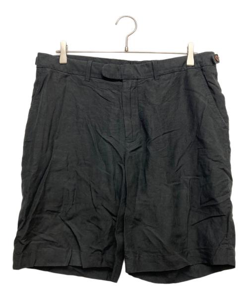 POLO RALPH LAUREN（ポロ・ラルフローレン）POLO RALPH LAUREN (ポロ・ラルフローレン) リネンシルクハーフパンツ ブラック サイズ:不明の古着・服飾アイテム