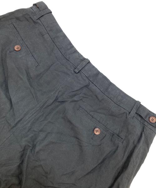 POLO RALPH LAUREN（ポロ・ラルフローレン）POLO RALPH LAUREN (ポロ・ラルフローレン) リネンシルクハーフパンツ ブラック サイズ:不明の古着・服飾アイテム