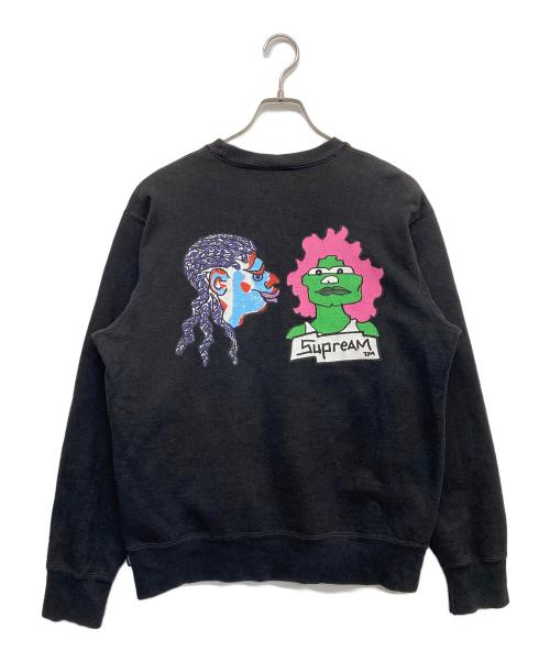 SUPREME（シュプリーム）Supreme (シュプリーム) GONZ HEADS CREWNECK ブラック サイズ:MEDIUMの古着・服飾アイテム
