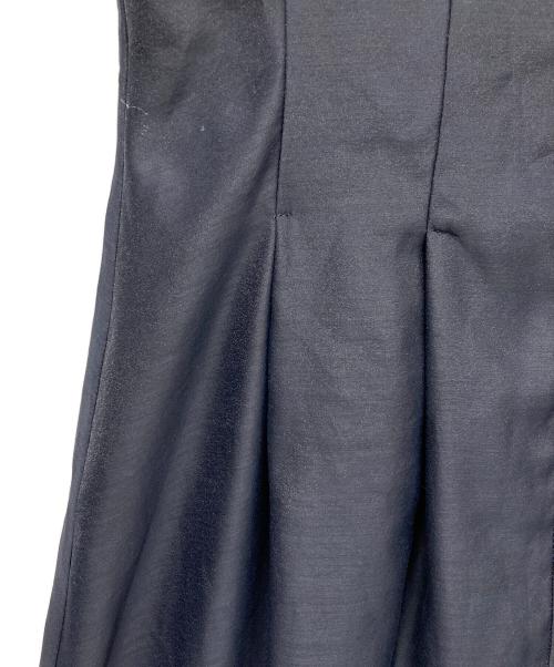 NATURAL BEAUTY BASIC（ナチュラルビューティーベーシック）NATURAL BEAUTY BASIC (ナチュラルビューティーベーシック) パールボタンシャツワンピース ネイビー サイズ:Sの古着・服飾アイテム